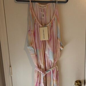 Mara Hoffman Pastel Striped Dress